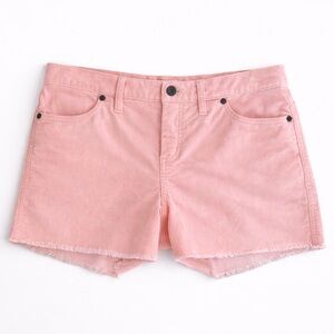Carve Designs Blush Peach Corduroy 4" Oahu Shorts Size 4 Coastal Cottagecore